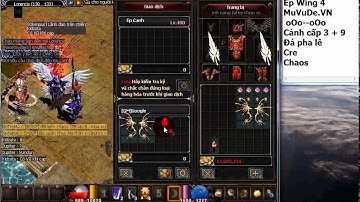 MuVuDe.VN : Hướng Dẫn Ép Wing 4 Mu Online