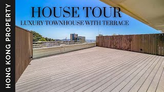 🇭🇰 4K HOUSE TOUR | MAYFIELD  - LUXURY PEAK TOWNHOUSE WITH TERRACE | Hong Kong