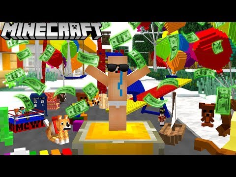 LUKI 1 TAG KAUFEN WAS ER WILL IN MINECRAFT!