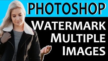 How to Watermark Multiple Images in Photoshop Tutorial