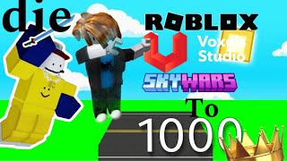 Road To 1000 wins SkyWars (Voxels Roblox) 968-970