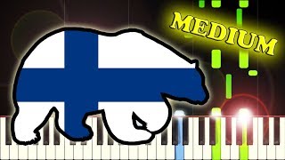 FINLAND NATIONAL ANTHEM - MAAMME - Piano Tutorial chords