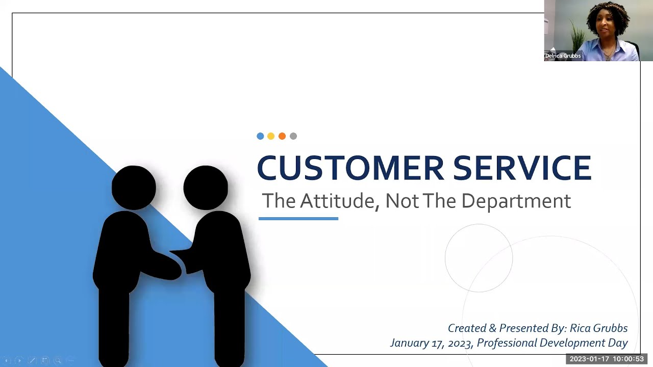 Customer Service The Attitude, not the Department YouTube
