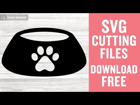 Paw Dog Svg Free Cut Files for Scan n Cut Instant Download