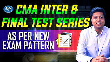 Important Announcement for CMA Students- Test Series & Revision as per Online New Exam Pattern