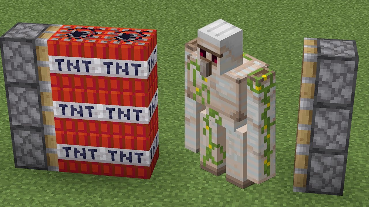 Iron Golem + TNT = ??? - YouTube