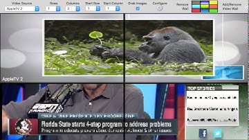 Video Wall Control Features in MediaSwitcher