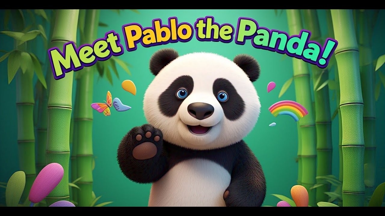 A Day with Pablo the Panda 🐼 Fun & Educational Jungle Adventure for Kids!