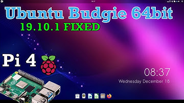 Ubuntu Budgie 19.10.1 Raspberry Pi 4