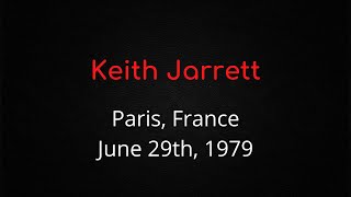 Keith Jarrett - Paris, June 29th, 1979