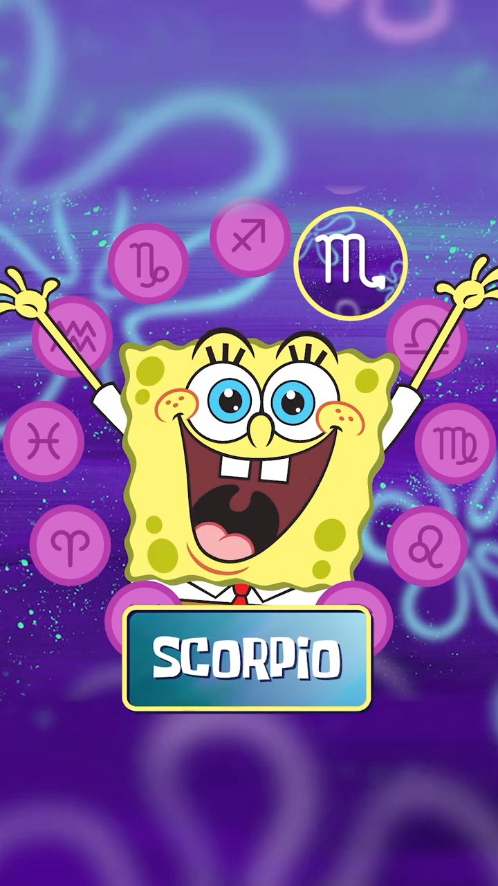 spongebob zodiac: Scorpio ♏ | #shorts