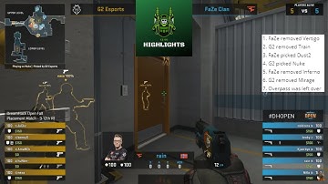 WHAT A CRAZY GAME! G2 vs FAZE Nuke HIGHLIGHTS   DreamHack Open Fall 2020