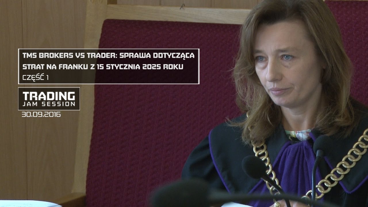 TMS Brokers vs Trader: sprawa dotycząca strat na franku z 15 stycznia 2015 roku, Część 1 trading screen