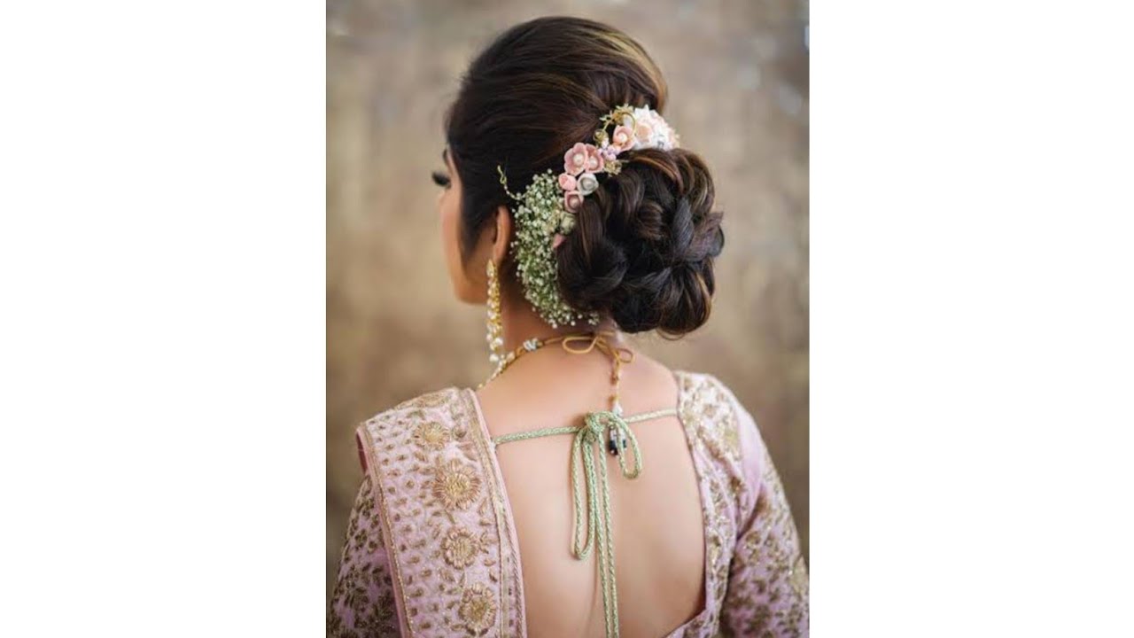Pin by Punyawati on hair style | Simple wedding hairstyles, Bridal hair  buns, Bridal hairstyle indian wedding