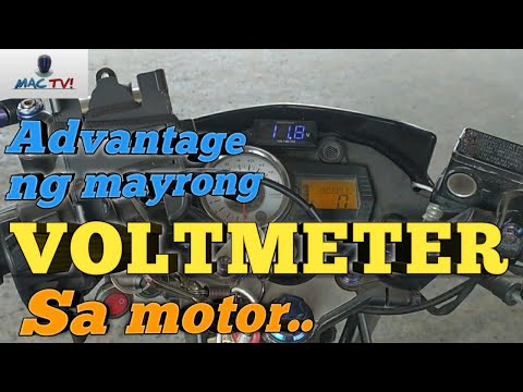 Video: Ano ang layunin ng voltmeter sa motorsiklo?