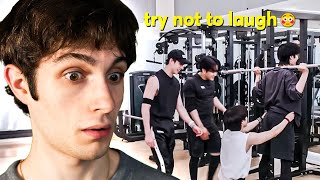 Stray Kids Try Not to Laugh Challenge Reaction
