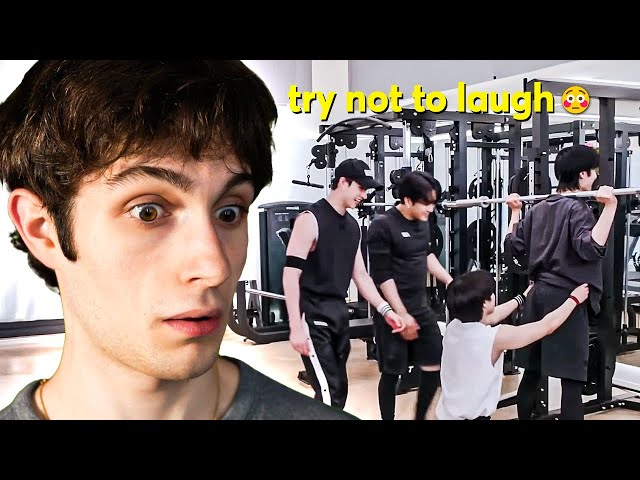 Stray Kids Try Not to Laugh Challenge Reaction class=