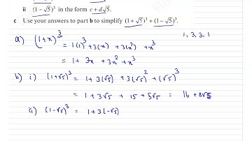 Chapter 6#Binomial expansion# Exercise 6A#Problem 6#Expand#Use your answer from part a to expand