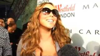 Mariah Carey Interview at Westfield in London 2009