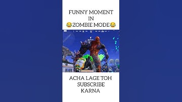 ZOMBIE MODE FUNNY 😂 BGMI NEW ZOMBIE MODE MOMENT 😱 NEW UPDATE IN BGMI #bgmi #funny #shorts #viral