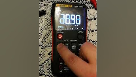 Aneng Q1 first power on