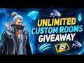 Unlimited custom rooms giveaway in telugu