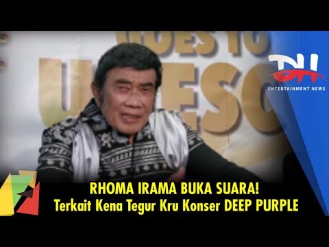 RHOMA IRAMA BUKA SUARA! Terkait Kena Tegur Kru Konser DEEP PURPLE