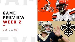 Cleveland Browns vs. New Orleans Saints | Week 2 Game Preview | NFL Film Review