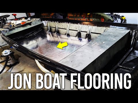 Carpeting Boat Plywood Deck for a Jon Boat To Bass Boat Build