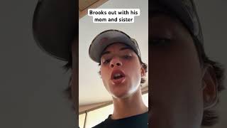 Brooks out with his mom and sister Stella #brooks #brooksharvey