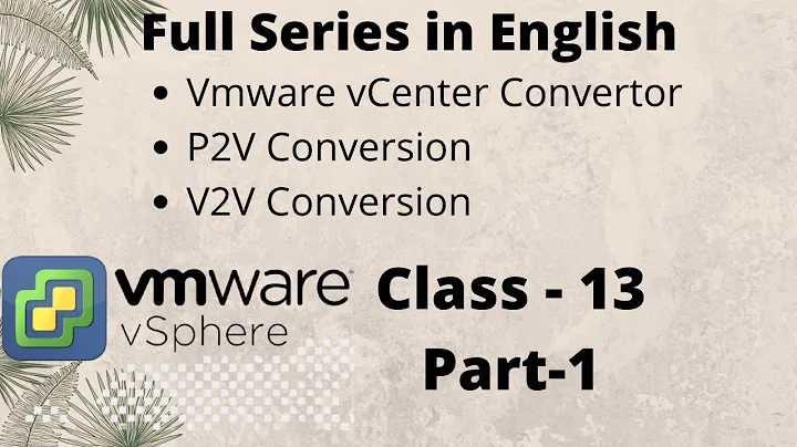 How to CONVERT A Physical / Virtual SERVER into a VM | P2V and V2V conversion in VMware Hindi | Urdu