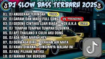 DJ TIKTOK TERBARU 2025 || DJ ANUGERAH TERINDAH || DJ GARAM DAN MADU FULL SONG