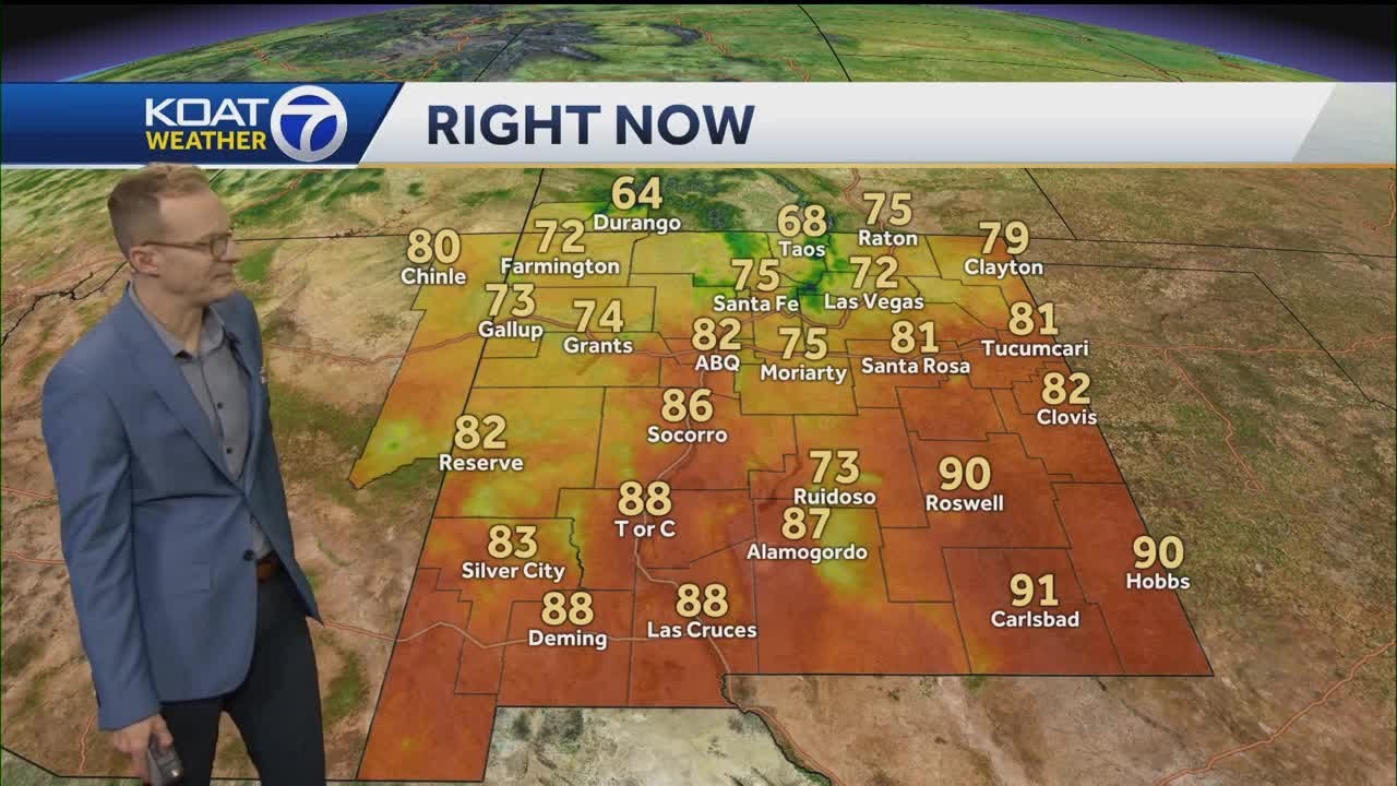 More record warmth before big cool down - YouTube