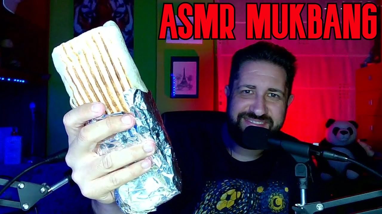 ASMR COMIENDO MENÚ SHAWARMA de KEBAB