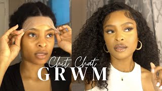 Chit Chat GRWM | Did I Move Back To New York? Insecure Men &amp; More! ft Luv Me Hair