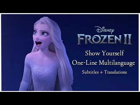 One Line Multilanguage Show Yourself Frozen 2
