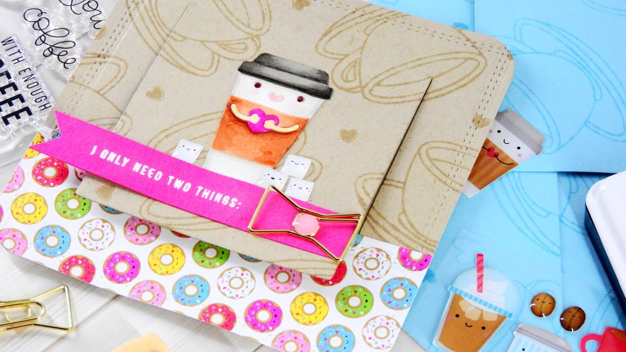 Copic Colored Die Cuts + Simon's Coffee Tea & Cocoa Card Kit