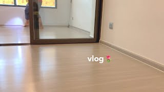 [ENG] VLOG | New Apartment Diary 🔑 buying, inspection, hair cut, food delivery 🍲 ˚🌷 ༘♡