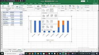 How to create cylinder charts on Excel