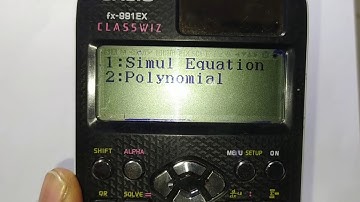 Complementary function/Solution of f(D)y=0 by using Casio fx=991Ex Calculator