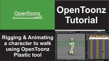 OpenToonz Tutorial - Rigging & animating in OpenToonz Plastic + using templates