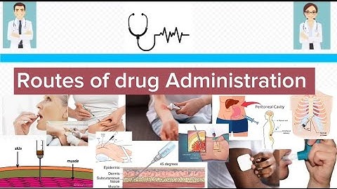 Routes of Drug Administration | different types of drug administration