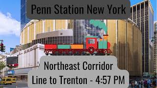 Northeast Corridor Line NJT Outbound Train 7544 to Trenton