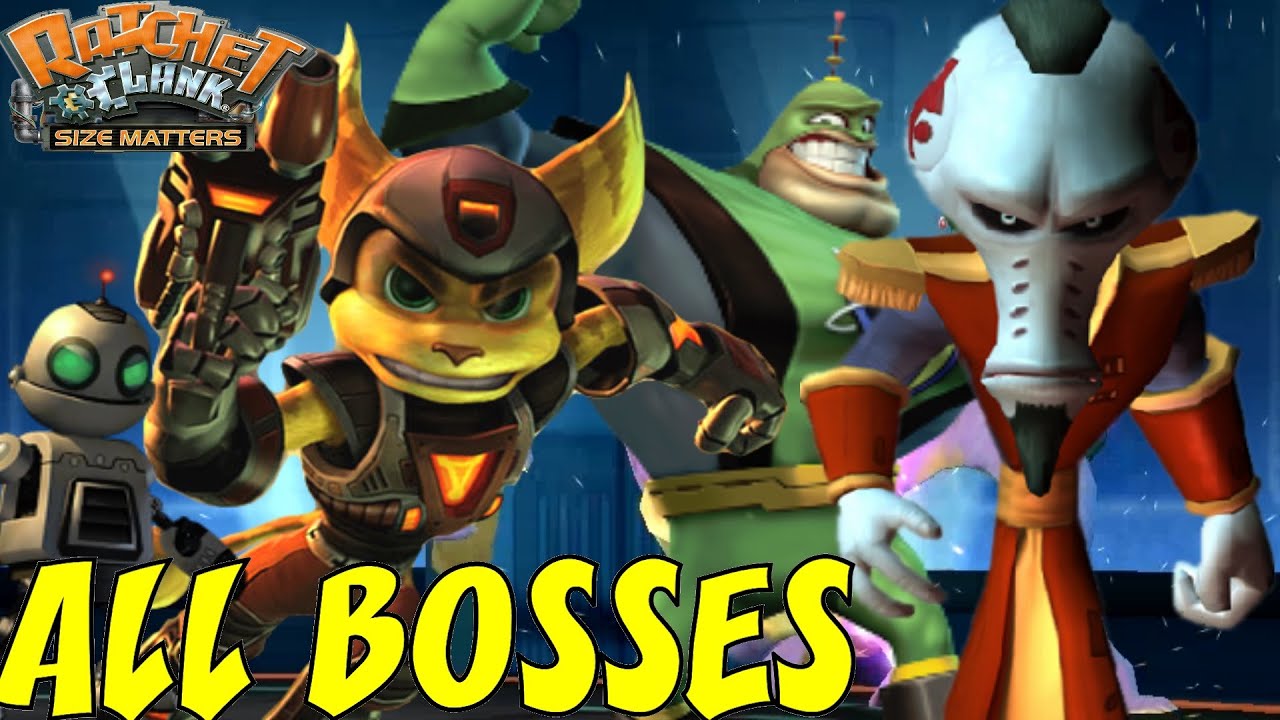 Ratchet and Clank: Size Matters - All Bosses (No Damage) 