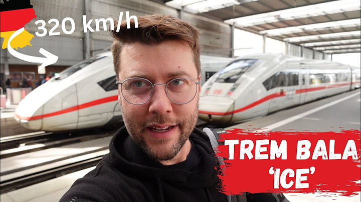 Como é viajar no TREM MAIS RÁPIDO da Alemanha? | Tickets, Reservas e mais