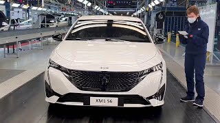 La fabrication de la nouvelle Peugeot 308 dans l'usine de Mulhouse