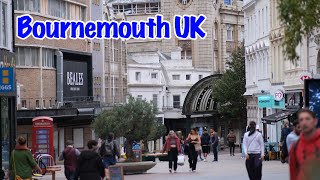 Walking in Bournemouth UK Town Centre 🏴󠁧󠁢󠁥󠁮󠁧󠁿 | October 2020