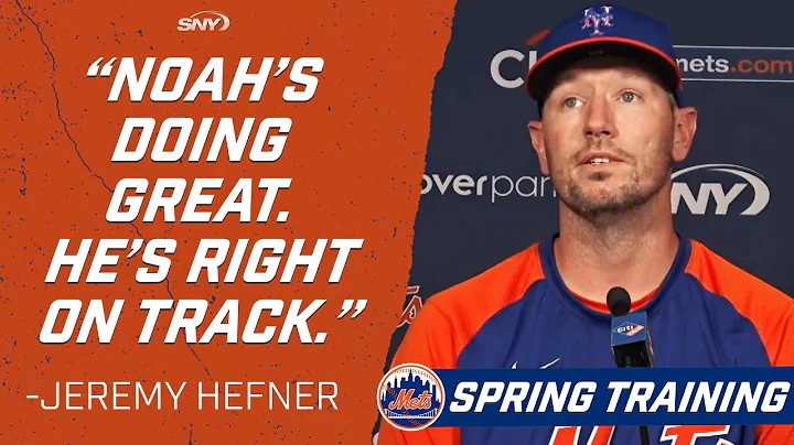 Pitching coach Jeremy Hefner gives an update on No...