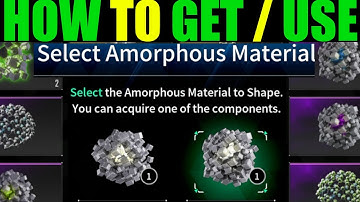 How to FARM Amorphous Material Pattern the first descendant (Open amorphous  Material)