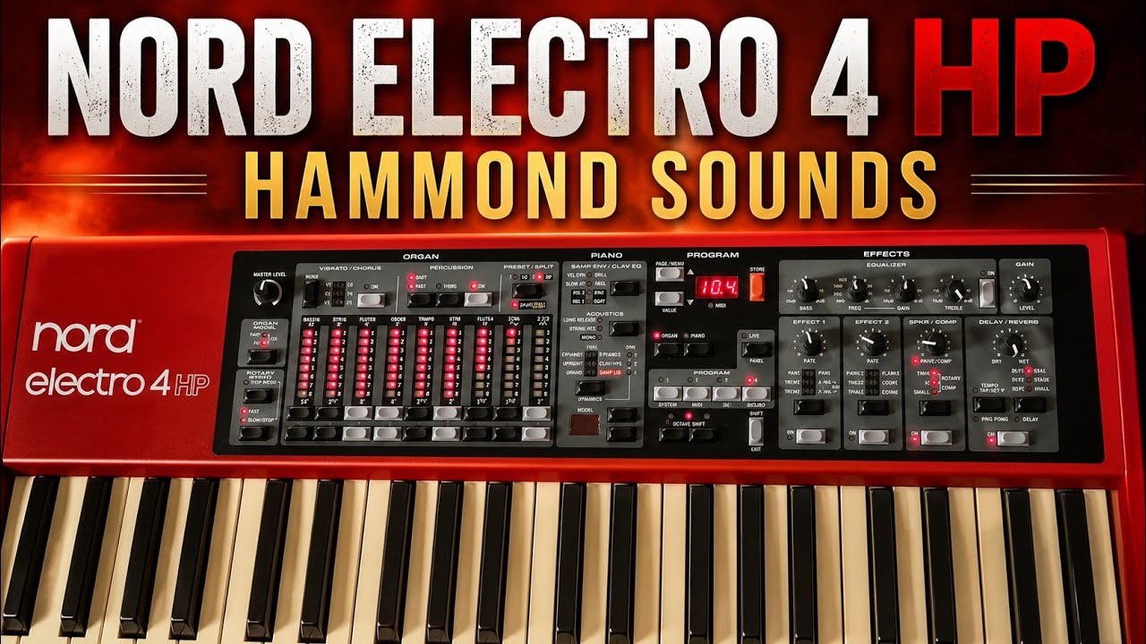 Nord Electro 4 HP | Organ Hammond - YouTube
